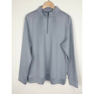 HICKEY FREEMAN New York Men's Golf 1/4 Zip Pullover Large EUC